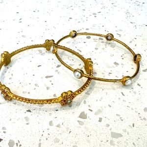 2 Julie Vos pearl bangles